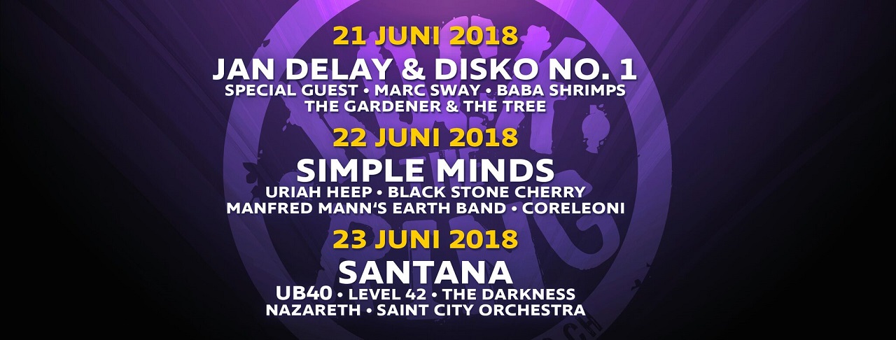 Rock the Ring 2018 LineUp Running Order